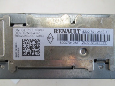 autorádio cd,MP3 Renault Thalia - včetně kódu | E-shop | Autoauto.cz