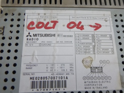 Autorádio Mitsubishi Colt | E-shop | Autoauto.cz